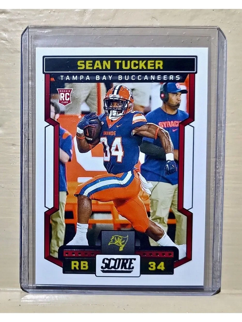 Sean Tucker 2023 Panini NFL #318 Score Football Card Tampa Bay Buccaneers